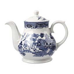 Sandringham Tea/Coffee Pot Blue Willow 15OZ