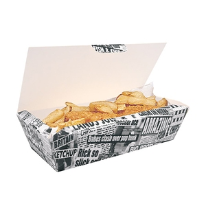 Newsprint Fish n Chips Box
