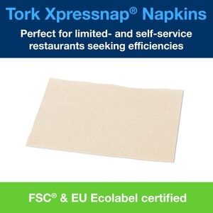 Tork Xpressnap Extra Soft Dispenser Napkin N4 Natural Case 8000
