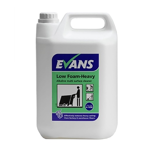 Evans Vanodine Low Foam Heavy Cleaner 5 Litre