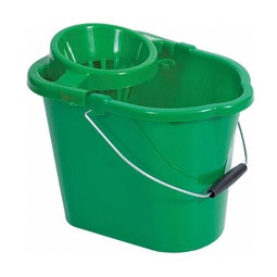 Rectangular Bucket Green 12 Litre