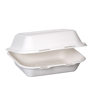 Bagasse Clamshell 7x5"