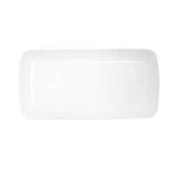 Creme Cezanne Platter 28X13.5CM White