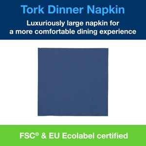 Tork Dinner Napkin 2Ply Dark Blue 39CM