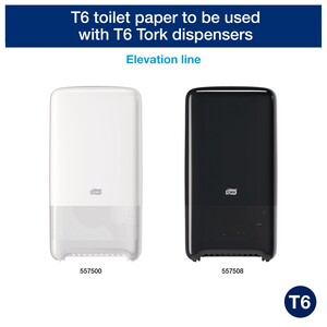 Tork Mid-size Toilet Paper Roll T6 White 135M
